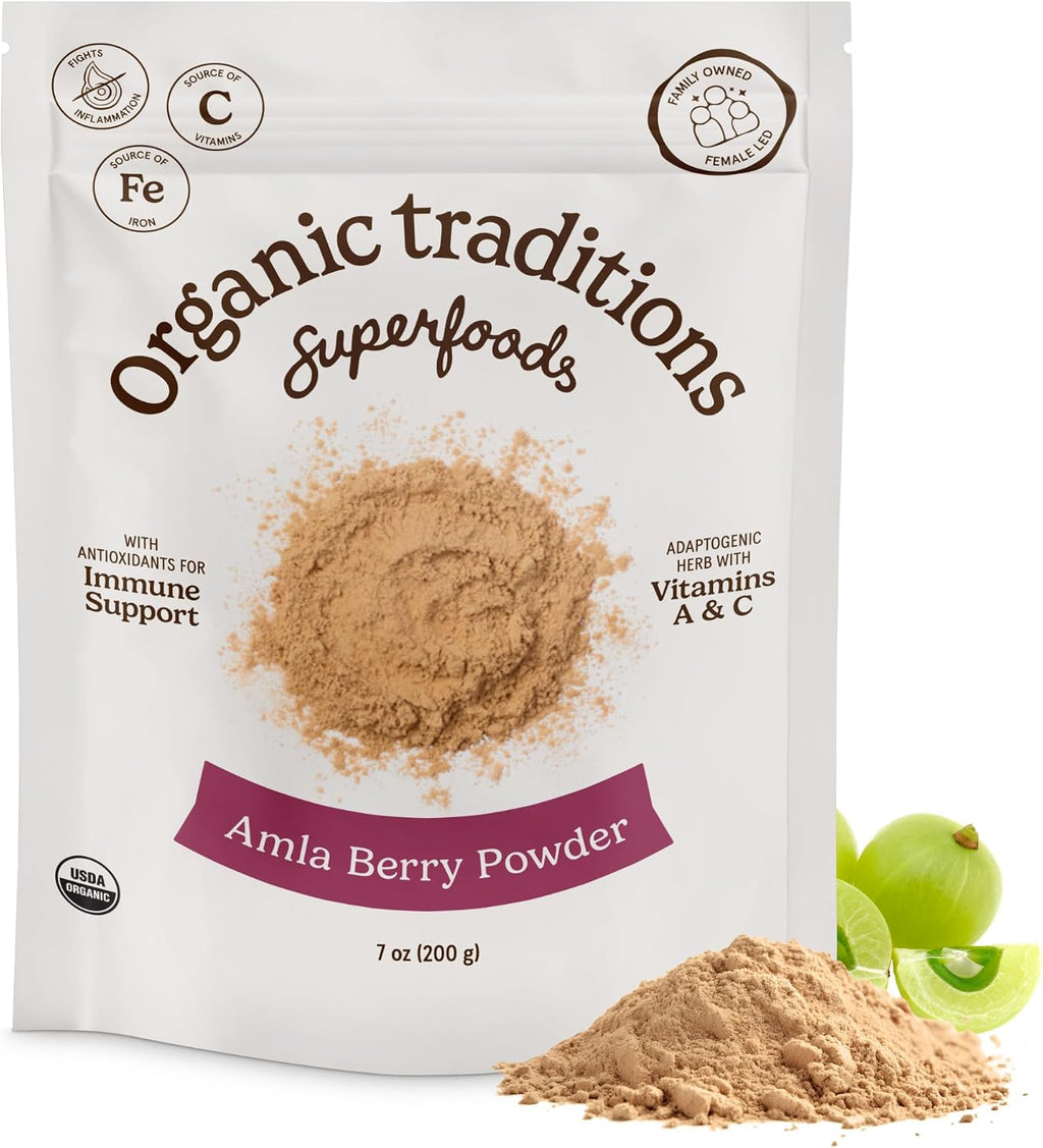 Organic Traditions Amla en Polvo Orgánico - 200g