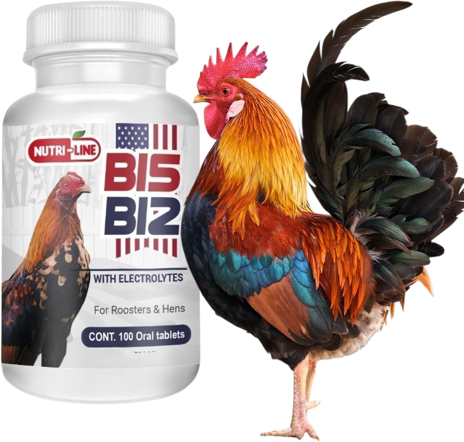 NUTRI-LINE B12 B15 para Gallos - 100 Tabletas