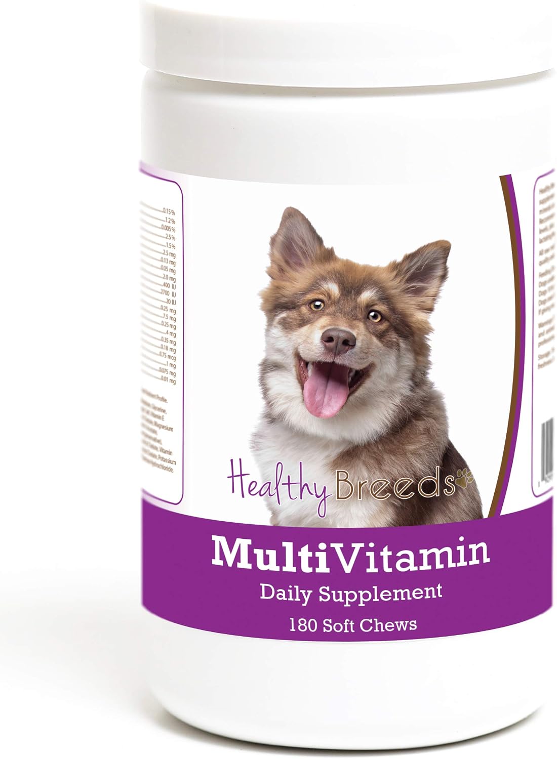 Healthy Breeds Finnish Lapphund Multivitamínico masticable para perros 180 uds