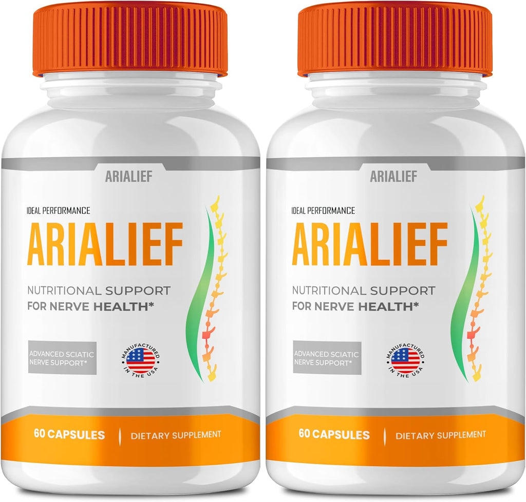 Arialief Cápsulas para la Memoria y Concentración, Fórmula Avanzada Aria LIEF para el Apoyo Cerebral, Nootrópico de Máxima Potencia, Natural, Paquete de 2