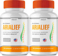 Arialief Cápsulas para la Memoria y Concentración, Fórmula Avanzada Aria LIEF para el Apoyo Cerebral, Nootrópico de Máxima Potencia, Natural, Paquete de 2