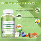 Totaria Sugar Free Soursop Oil Graviola Sea Moss Gummies - Apoyo Digestivo, Sueño, Piel, Inmunidad y Antioxidante - Guanábana con Musgo Marino, 150mg Aceite de Semilla Negra Orgánico No-OGM Vegano