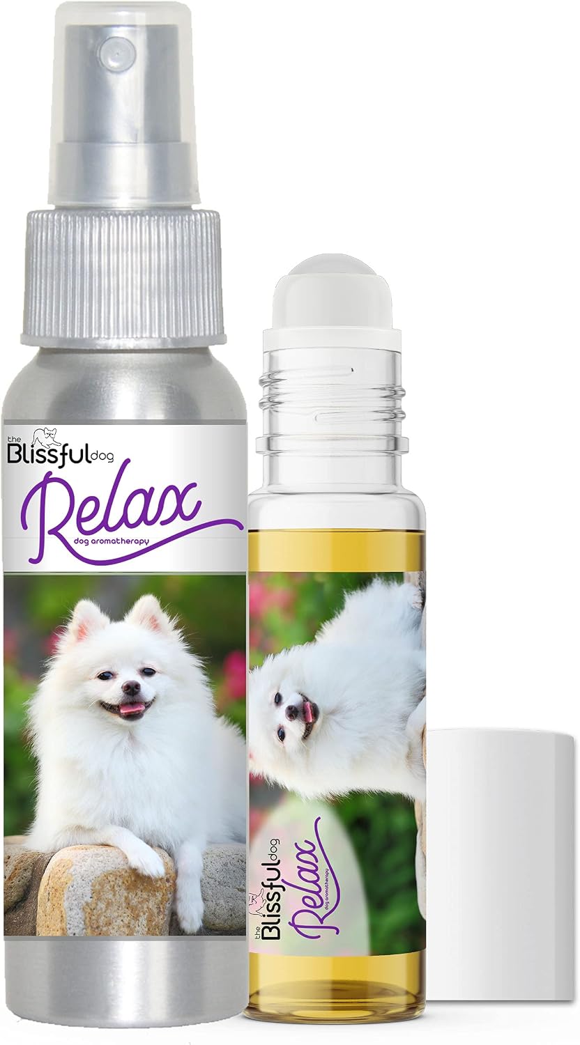 The Blissful Dog American Eskimo Relax Dog Aromatherapy Spray – Spray de aromaterapia calmante para perros con ansiedad