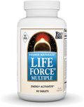Source Naturals Life Force Multiple Sin Hierro - Complejo Multivitamínico y Mineral Diario - 90 Comprimidos