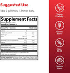 Justified Laboratories Vital Grow XL Gummies Extreme (2000 mg) - 60 Gominolas - Con Vinagre de Manzana, Folato y Vitamina B12 - No Transgénico, Vegano, Sin Gluten - 30 Dosis