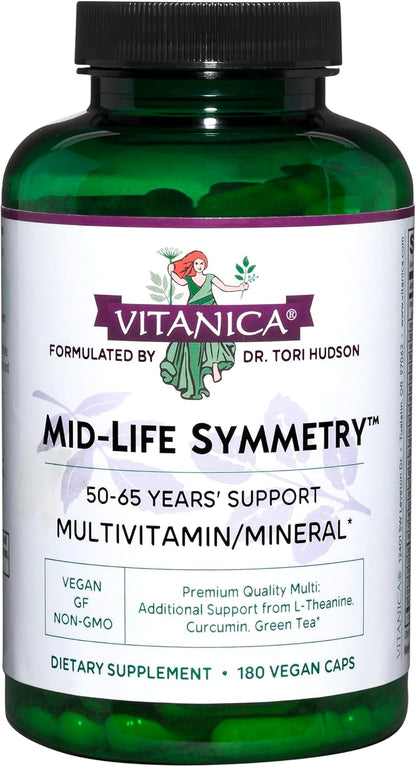 Vitanica Mid-Life Symmetry, Multivitamínico – Vitamina C tamponada (buffered): Ofrece apoyo antioxidante y es más – Image 8