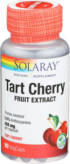 SOLARAY Extracto de Cereza Ácida 425mg | 90 Cápsulas | Concentrado con Antocianinas