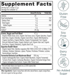 Ancient Nutrition SuperGreens Powder con Probióticos, Sabor Mango Orgánico, 12 servicios, 93 g
