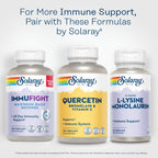 SOLARAY QBC Plex - Quercetin, Bromelain & Vitamin C - 120 Vegan Capsules
