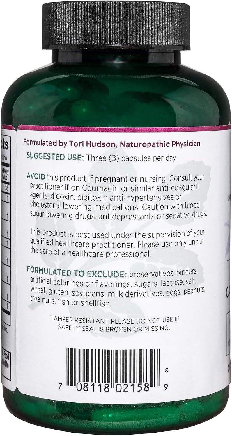Vitanica VasoBlend, Apoyo Cardiovascular, Vegano, 180 Cápsulas