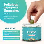 Akasha Superfoods Sea Moss Gummies con Irish Sea Moss, Perla en Polvo, Vitamina E, Aloe Vera y Vitamina C Liposomal, 60 Gominolas