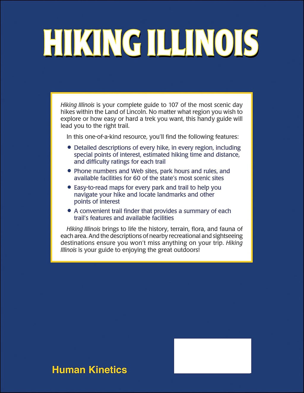 Hiking Illinois: Guía de senderismo de un día (America's Best Day Hiking Series)