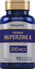 Piping Rock Huperzina A 200mcg, 90 Cápsulas, Sin OGM, Sin Gluten