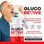 Gluco Revive Cápsulas (2 Paquetes) - Fórmula Avanzada de Apoyo Nutricional