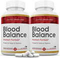 Justified Laboratories Blood Balance - 120 Cápsulas (2 Envases) - Fórmula Avanzada con Espino Blanco, Vitaminas y Hierbas