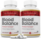 Justified Laboratories Blood Balance - 120 Cápsulas (2 Envases) - Fórmula Avanzada con Espino Blanco, Vitaminas y Hierbas