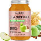 Gel de Musgo Marino 18.5oz - Suplemento Multivitamínico Natural, Sabor Melocotón