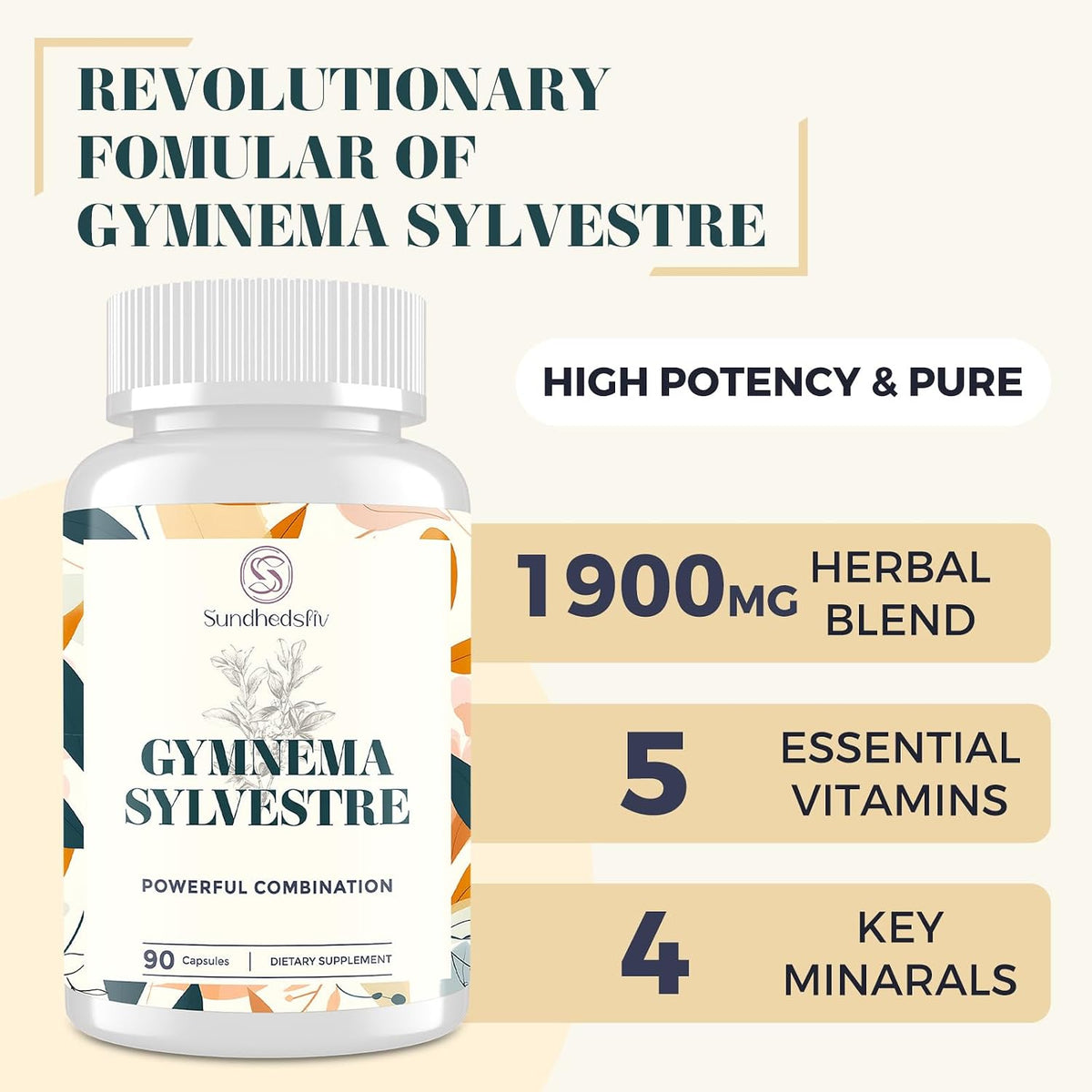 Sundhedsliv 16 en 1 Gymnema Sylvestre con – Vitamina C : Contribuye al funcionamiento normal del sistema – Image 4