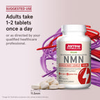 Jarrow Formulas Nicotinamida Mononucleótido (NMN) - 60 Comprimidos - Apoya la Producción de Energía