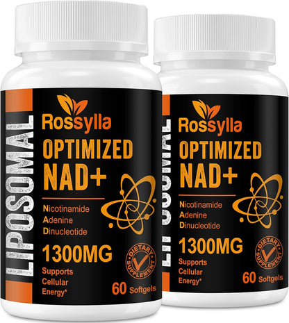 Rossylla NAD+ Liposomal 1300 mg – 60 Cápsulas – Image 8