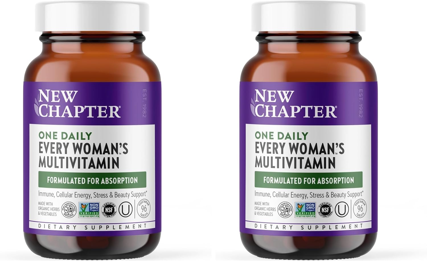 New Chapter One Daily Multivitamínico para cada mujer - 72 Comprimidos