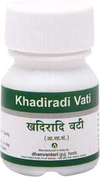 Dhanvantari Khadiradi Vati - 10 g (Pack de 4)