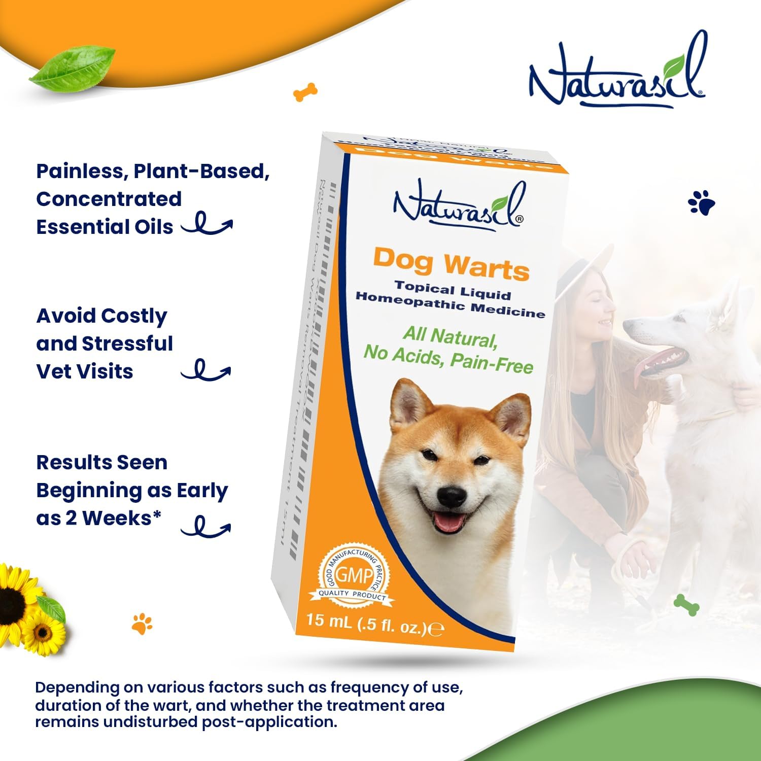 Naturasil Eliminador de Verrugas Caninas Natural - 15 ml