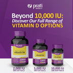 Prati Donaduzzi Vitamina D3 10.000 UI (250 mcg) Cápsulas Blandas, 100 Unidades