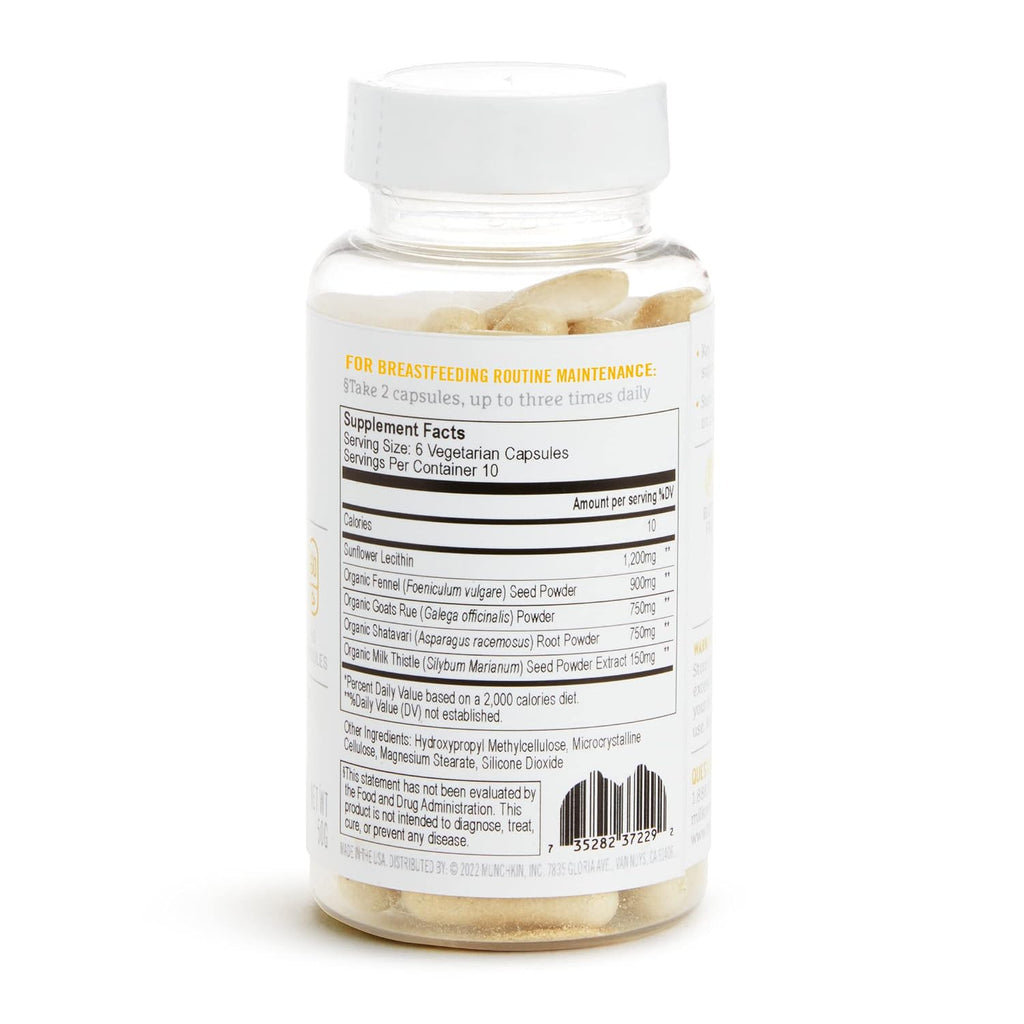 Munchkin® Milkmakers® Daily Boost 2 en 1 Suplemento para la Lactancia - Sin Fenogreco, 60 Cápsulas
