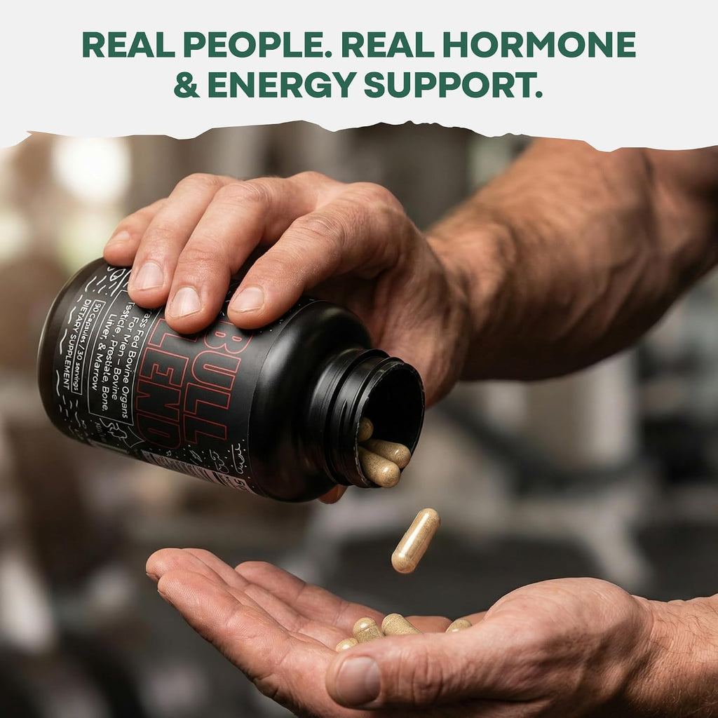 Wild Foods Complejo de Órganos de Res para Hombres (30 Días)