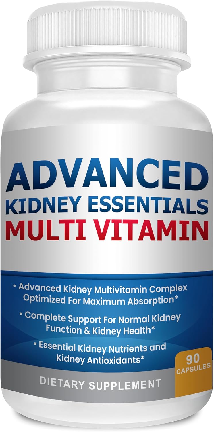 Advanced Kidney Essentials Multivitamin – 30 Cápsulas