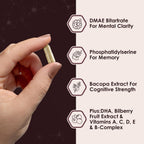 Rawleigh Sharp Thinking - 60 Cápsulas, Suplemento para el Cerebro con Nootrópicos, DMAE, Fosfatidilserina y Vitaminas