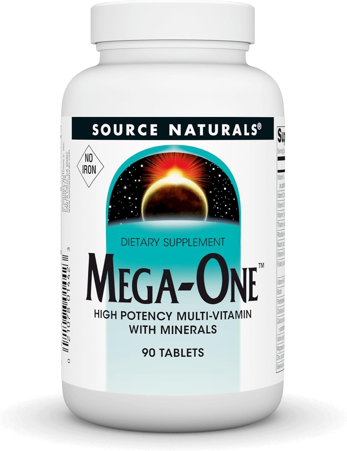 Source Naturals Mega-One Múltiple Sin Hierro, 60 Comprimidos