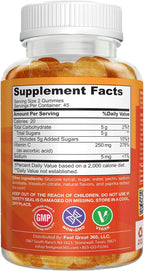 Feel Great Gummies de Vitamina C para Niños – 90 Gummies – 250 mg por ración