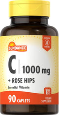 Sundance Vitamina C 1000mg con Escaramujo - 90 Caplets Vegetarianos