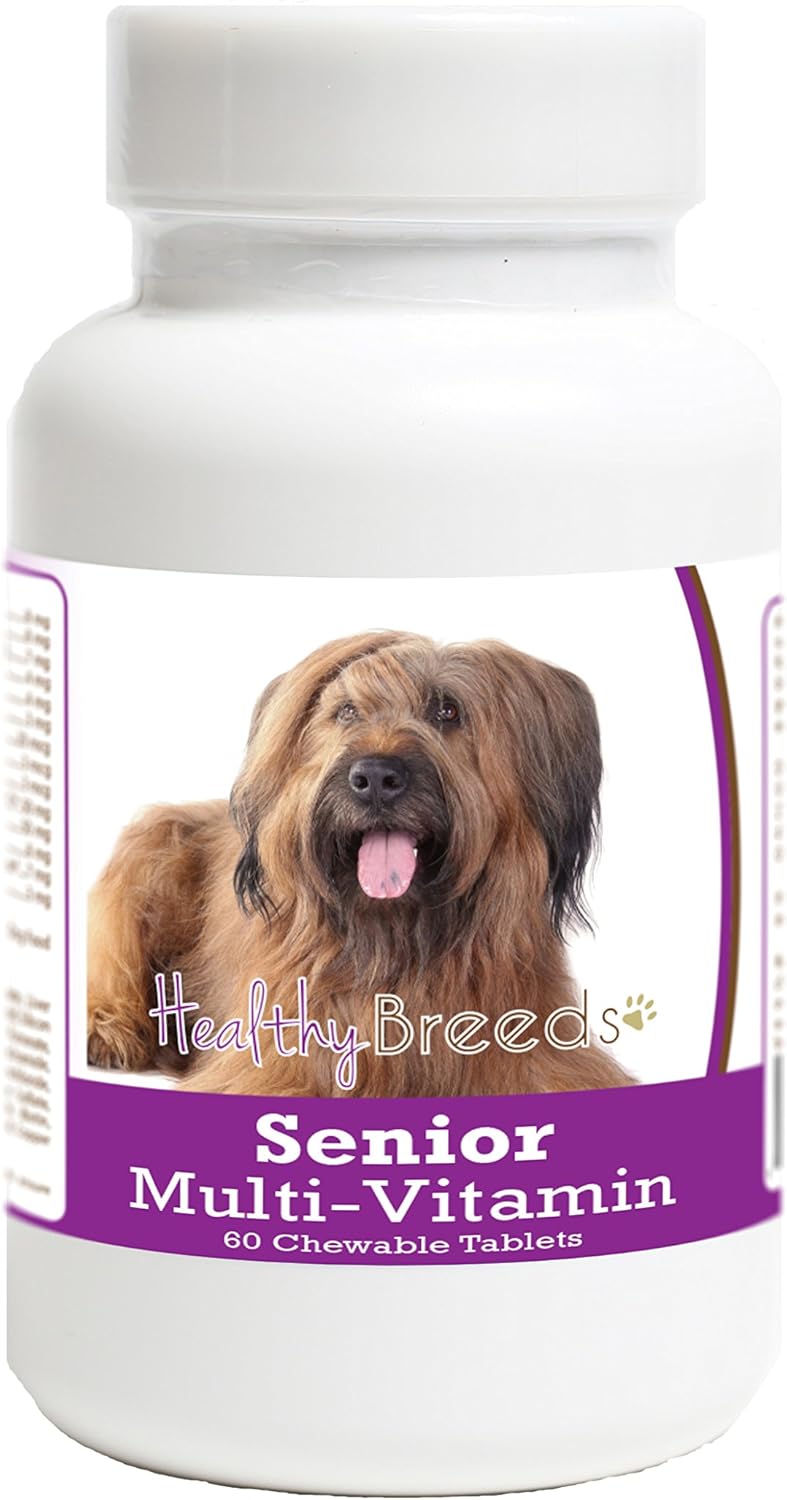 Healthy Breeds Briard Senior Dog Multivitamin Tablets 60 Count