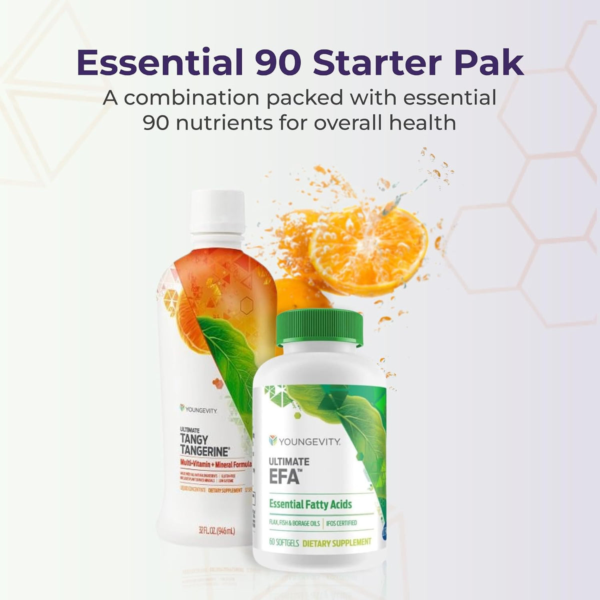 Youngevity Essential 90 Pak - Multivitamínico Completo Líquido + Ácidos Grasos Esenciales - 30 Dosis – Image 2