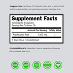 Ácido Araquidónico 1500mg (150 Cápsulas) - Suplemento para Masa Muscular y Fuerza
