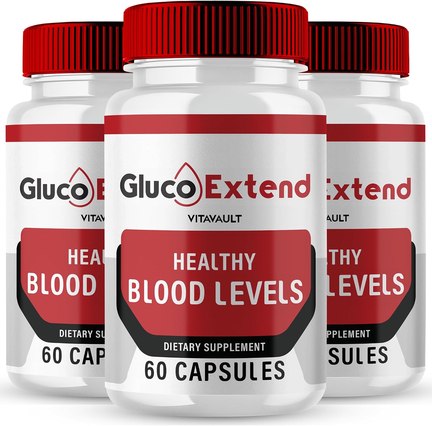 Gluco Extend Cápsulas – Fórmula de Apoyo Natural, 3 Pack
