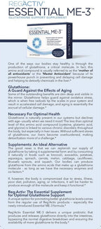 Reg'Activ Essential ME-3 - Probiótico productor de glutatión, 30 cápsulas