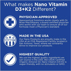 Nanoceutical Solutions Nano Vitamina D3+K2 Líquida 5000 UI 30 ml