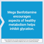 Life Extension Mega Benfotiamine 250 mg, 120 Cápsulas - Vitamina B1 Liposoluble