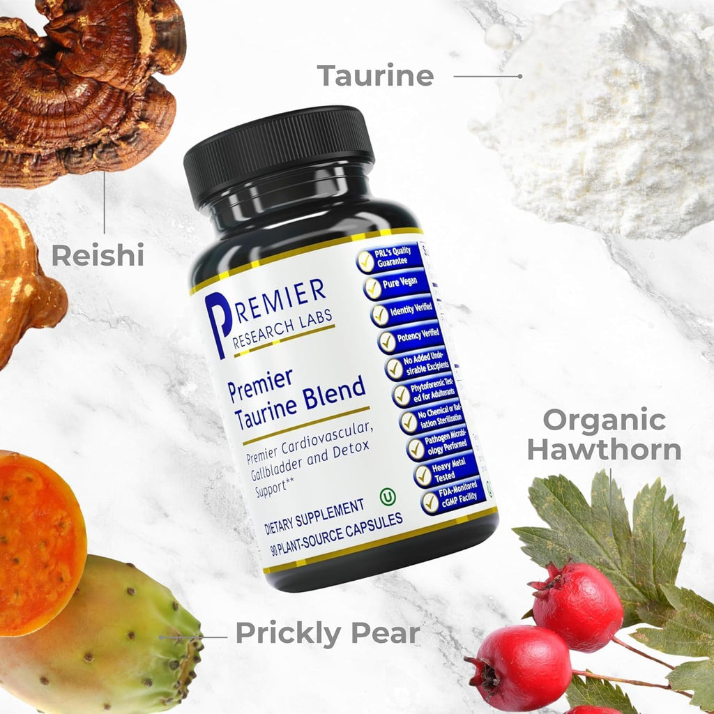 Taurine Blend de Premier Research Labs - 90 Cápsulas Vegetales