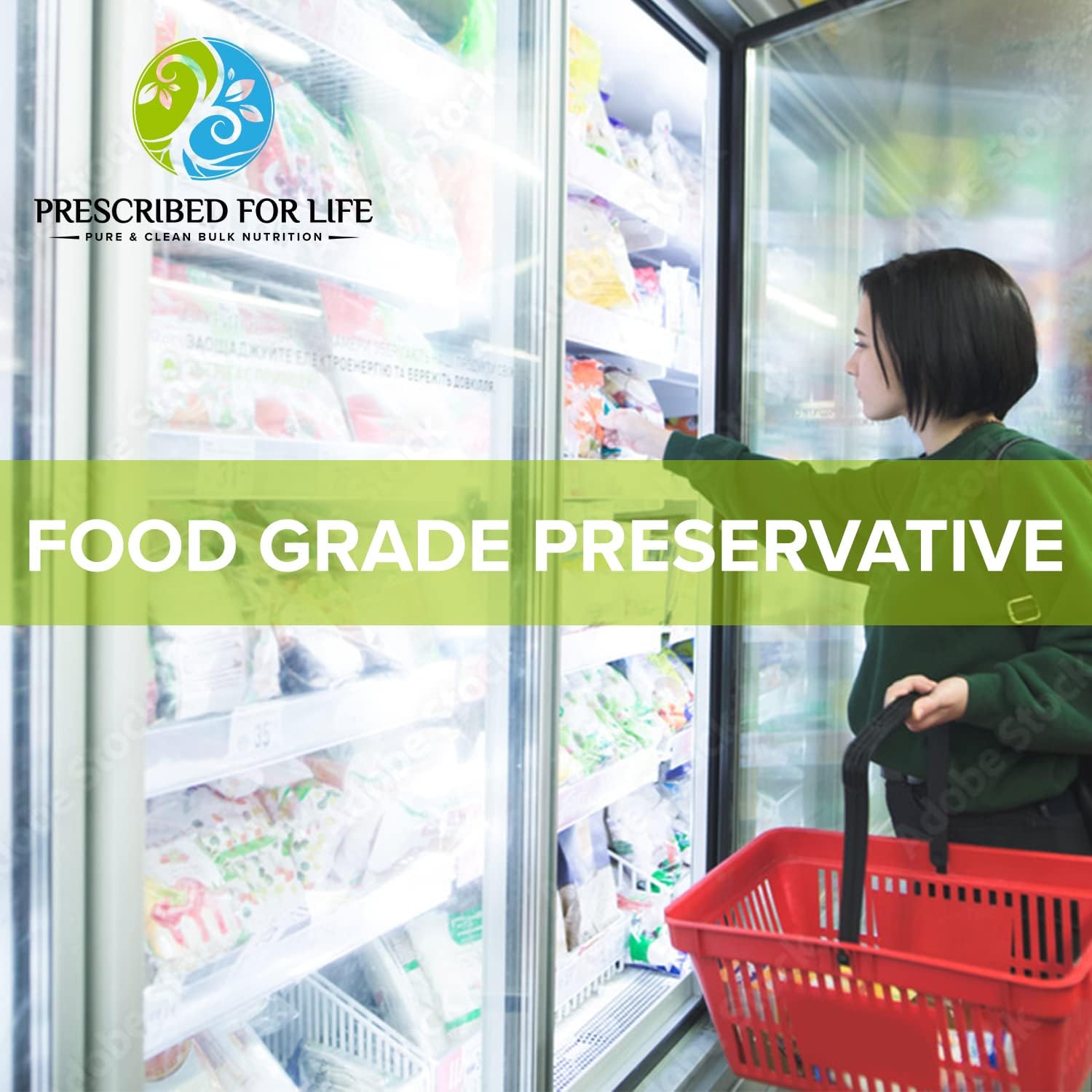 Prescribed For Life BHT en Polvo Puro, Butilhidroxitolueno para Conservación de Alimentos, Vegano, Sin Gluten, No Transgénico (5 kg)