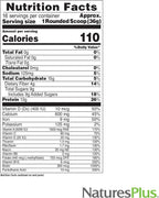NaturesPlus FRUITEIN Revitalizing Green Foods Shake - 1.3 lbs - Batido Verde Proteico Vegetal