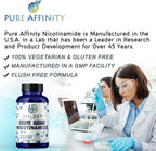 B3 Nicotinamida 500 mg – Niacina Sin Rubor, 100 Cápsulas