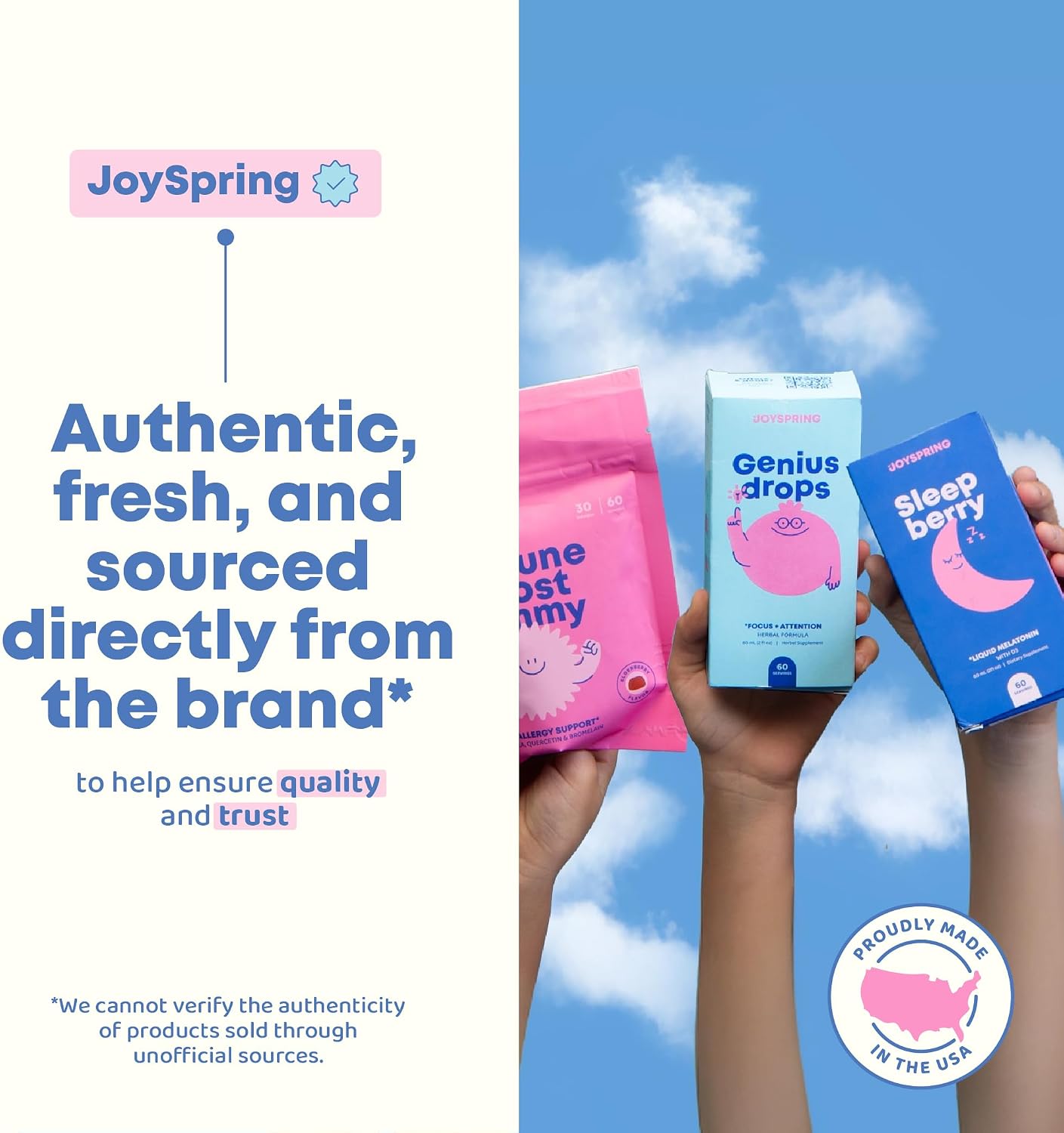 JoySpring Mood Munchies Gominolas de Azafrán para Niños 4+ - Extracto de Azafrán con GABA, Pasiflora y Hierba de San Juan - Vegano, Sin Azúcar