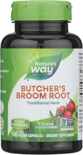 Nature's Way, Raíz de Brusco 470 mg, 100 Cápsulas