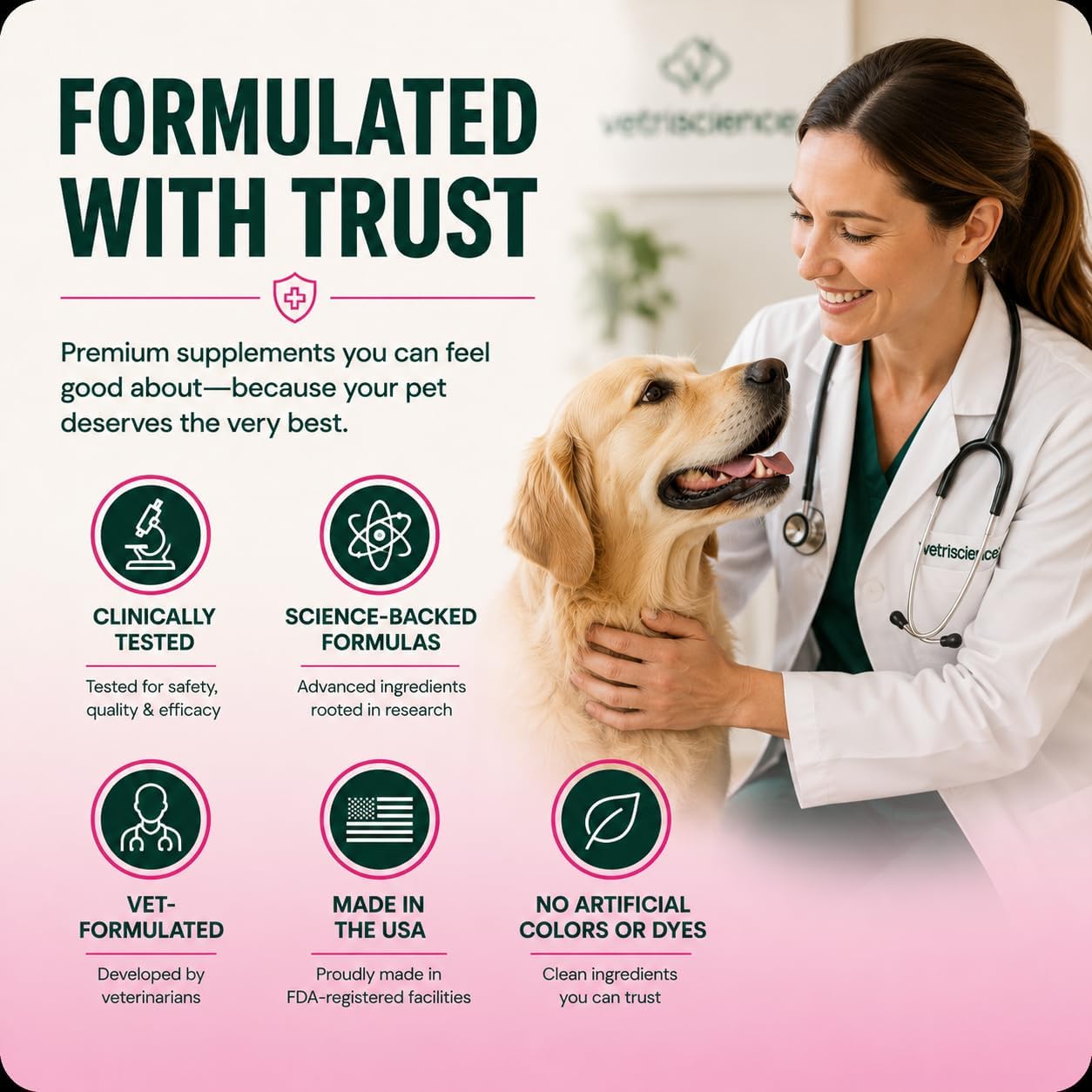VetriScience DMG Immunity Health Easy-Dose Líquido - Suplemento Inmunitario para Perros y Gatos, Hipoalergénico, 114 ml