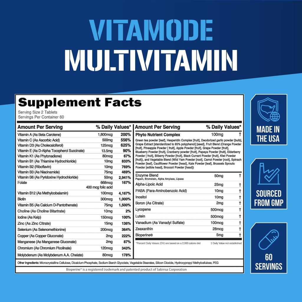 EVL Advanced Daily Multivitamin - Multivitamínico para Hombres